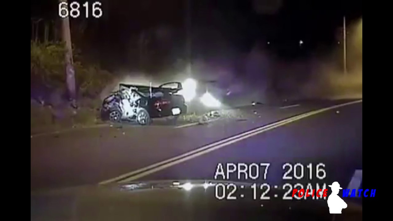 Dashcam: High Speed Police Chase Ends In Fatal Crash - YouTube