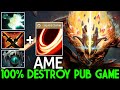 AME [Juggernaut] Destroy Pub Game with First Item Mjollnir Dota 2