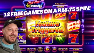 HOT HOT FRUIT 12 FREE GAMES ON A R18.75 SPIN!