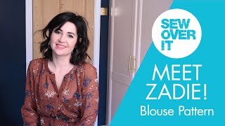 Meet the Zadie Blouse Sewing Pattern!