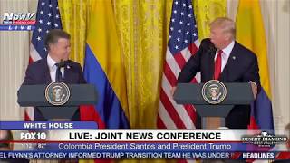 FNN: President Trump And Colombian President Juan Manuel Santos PRESS CONFERENCE @ White House FULL