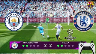 PES 2021- Penalty Shootout - Manchester City Vs Chelsea - UEFA Champions League Final | Gameplay