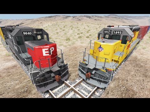 Realistic Train Crashes 2 Beamng Drive Youtube