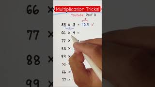 Multiplication Tricks! #math #mathematics #mathstricks #maths #mathhacks