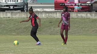 Bishops High vs Mason Hall Sec Played on Sunday 15th Sept 2024 SSFL Tobago Zone Girls Championship