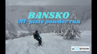 Bansko Snowboarding Off-Piste - Backcountry touring with Split the Mountain and uGOsnow