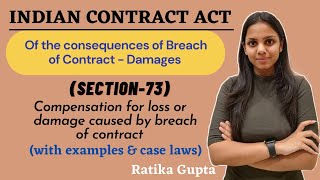 Of the consequences of Breach of Contract | Damages | Section-73 (Contract Act 1872)