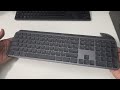 mx keys s unboxing u0026 testing