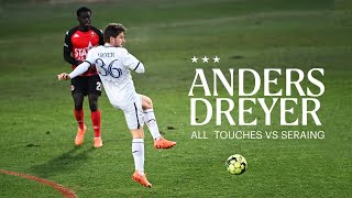 ANDERS DREYER | All touches in his first 90 minutes for RSC Anderlecht