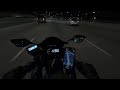 pov mbs ride home highway ride yamaha r3 chill night