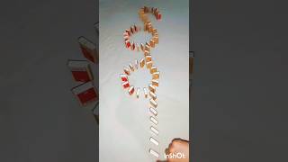 Satisfying dominoes video. 😅#shorts #short #shortvideo