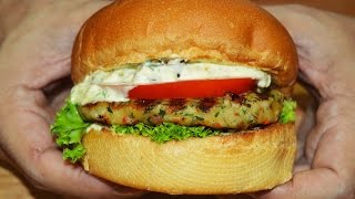 اطيب طريقة لعمل برجرالسمك Chef Ahmad AllCooking/Fish Burger Recipe