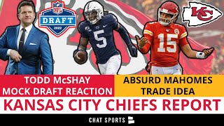 Todd McShay Mock Draft: Chiefs Select WR Jahan Dotson + Bleacher Report ABSURD Patrick Mahomes Trade