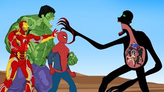 Superheroes VS CORONAVIRUS Fusion SCP 096 Attack | SUPER HEROES MOVIE ANIMATION