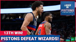 Cade Cunningham, Detroit Pistons Get 13th Win Of The Season After Defeating The Washington Wizards