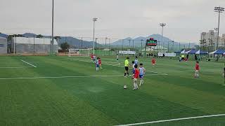 정읍태인운동장개장기념 전국유소년축구대회 대성FC(빨)VS경남주니어(흰)후반전