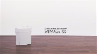 HSM Pure 120 Paper Shredder Security