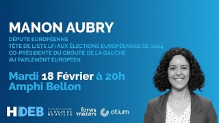 HEC Débats reçoit Manon Aubry