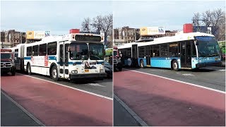 MTA: 2002 New Flyer D60HF [5517]|Screeching 2011 NovaBus LFSA [5773] Bx12/Bx12 SBS