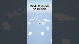 POV: Caseoh jumps on a plane #minecraft #memes #shorts