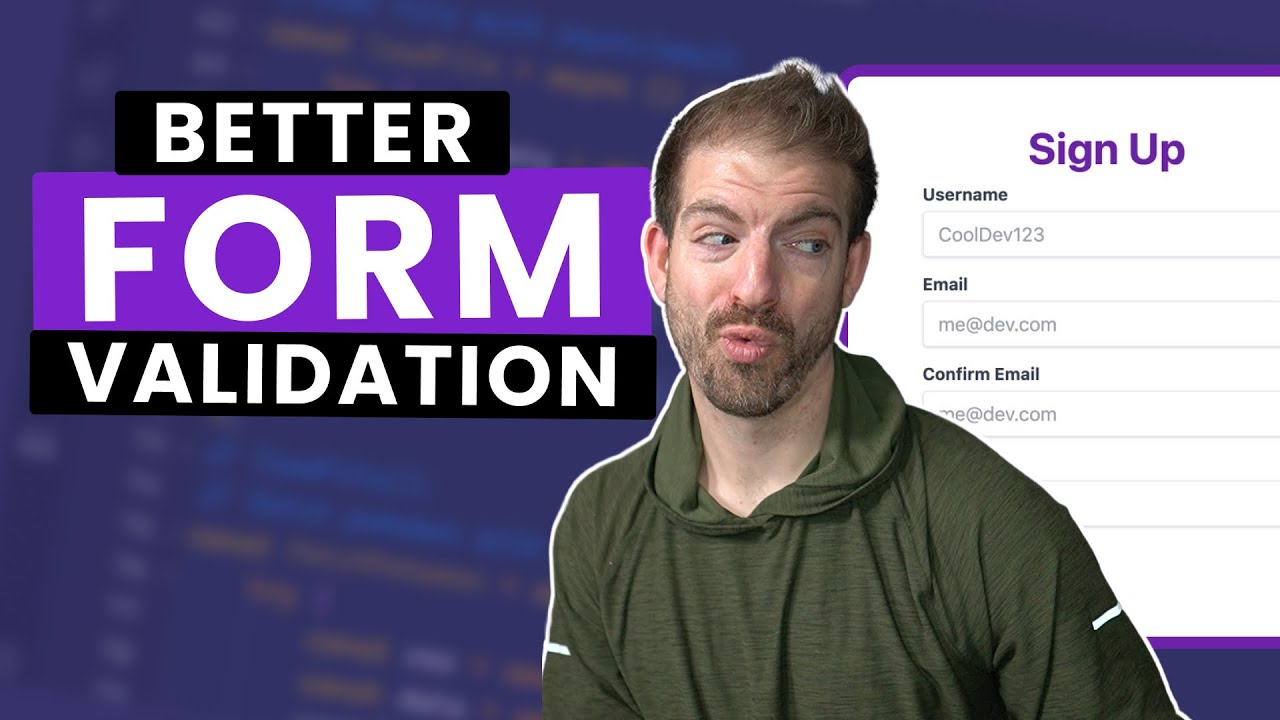 10 Form Validation Tips Every Web Developer SHOULD KNOW! - YouTube