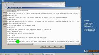 Installing SQL Server 2008 via Configuration File