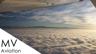 Cessna 172 live ATC - low IFR departure EDNY Friedrichshafen