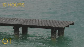 Waves on the Dock | Soothing Wave Sounds for Sleeping | Relaxation | Studying | 10 Hours