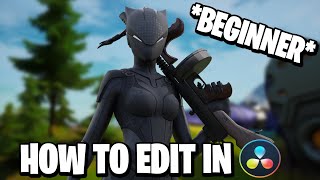 How to Edit Fortnite Montages in Davinci Resolve for BEGINNERS