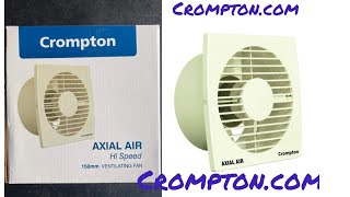 First Crompton Greaves Axial Air Hi- Speed Fan, 100mm, White