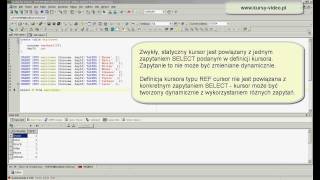 PL/SQL Oracle REF CURSOR and SYS_REFCURSOR tutorial