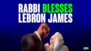 LeBron James Receives BLESSING From A Rabbi 🙏 | Highlights #Shorts