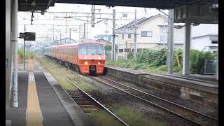 特急ハウステンボス号　高速通過！！（吉野ケ里公園駅）