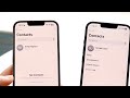 How To Transfer Contacts On iPhone