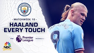 Every touch by Erling Haaland in Manchester City v. Southampton | Premier League | NBC Sports