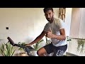 Jasprit bumrah great workout with wattbike