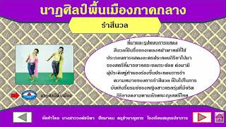 สื่อการสอนคอมพิวเตอร์ช่วยสอนวิชานาฏศิลป์เรื่องนาฏศิลป์พื้นเมืองของนางสาววงค์ชนิตา  ปัทมาคม