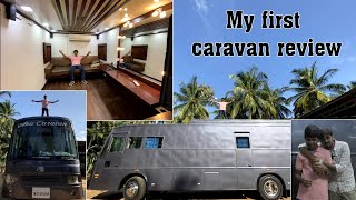 I reviewd a caravan for the first time | a caravan review with @Tuberbasss | views of rithik