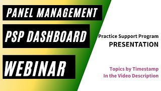 Panel Management PSP Presentation