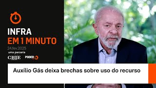 Infra em um minuto: Auxílio Gás deixa brechas sobre uso do recurso