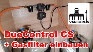 Truma DuoControl CS + Gasfilter selbst einbauen im Clever Van Move | autom. Gasflaschen Umschaltung