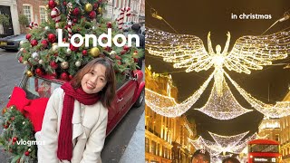 🇬🇧英国留学vlogmas🎄| Christmas in London🌟🍷city walk in Marylebone 🥐Regent Street lights, pop up!🎀 圣诞氛围的伦敦