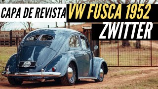 FUSCA ZWITTER 1952 1200 COM KIT OKRASA -  CAPA DE REVISTA !!