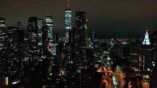 Y2Mate is   68  USA 4K Video Free Stock Footage  New York City At Night By Drone  No copyright  Roya