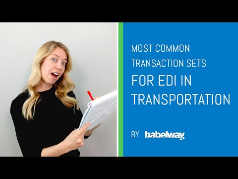 What is an EDI transaction set?