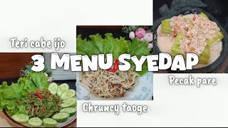 3 MENU SEDAP | MASAK SAT SET | NGABISIN NASI SE MAGICOM PART 2