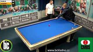 Czech  3-cushion - 12th round Michael Puse v Ivo Gazdoš