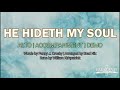 He Hideth My Soul | Alto | Vocal Guide by Sis. Christine Quelbio