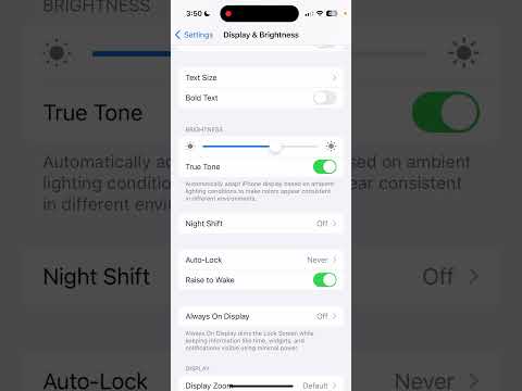 MUST use iPhone security setting under "Display & Brightness". Do it now! #iOS #iphonetipsandtricks