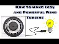 DIY Making Wind Generator From Electric Bike Wheel | Very Easy | Testing And Whats Inside